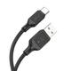 Кабель HOCO X90 Cool silicone передача даних для Type-C Black (6931474788443) - зображення 5