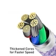 Кабель Baseus Dynamic 2 Series Fast Charging Data Cable Type-C to iP 20W 1m Purple (CALD040205) - зображення 4