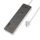 Мережевий подовжувач HOCO AC14A Rico 5-position socket(PD30W/1C3A) Black (6942007607179) - изображение 2