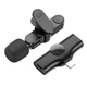 Бездротова мікрофонна система BOROFONE BFK12 Trophy lavalier Wireless Digital Microphone iP Black (6941991106385) - зображення 3