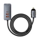 Автомобільний зарядний пристрій Baseus Share Together PPS multi-port Fast charging with extension cord 120W 2U+2C Gray (CCBT-A0G) - изображение 6
