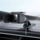 Автотримач для телефона Baseus Steel Cannon pro Solar Electric Car Mount Black (SUGP010001) - изображение 7