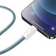 Кабель Baseus Dynamic Series Fast Charging Data Cable Type-C to iP 20W 1m Blue (CALD000003) - изображение 5