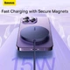 Бездротове зарядне пристрій Baseus Simple Mini3 Magnetic Wireless Charger 15W Dusty Purple (CCJJ040205) - зображення 11