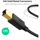 Кабель UGREEN US135 USB 2.0 AM to BM Print Cable 1m (Black) (UGR-20846) - изображение 3