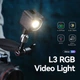 Відеосвітло Ulanzi Vijim L3 RGB COB Fill Light (UV-L052GBB1 L3 RGB) (L052GBB1) - зображення 11