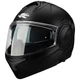 Мотошолом (flip back) Kappa KV55B Solid Matt Black XXL - зображення 2
