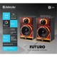 Компьютерные колонки Defender Futuro 20Вт 2.0 Bluetooth/USB/TF/AUX LED Black (65087) - изображение 7