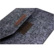 Чохол - конверт з повсті xVibe для MacBook ноутбука планшета 15"-16.2" Dark grey - изображение 5