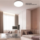 Керований світлодіодний світильник Esllse MOON 70W 3000-6500K R-ON/OFF-450x65-WHITE/SILVER-220-IP40 - зображення 6