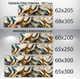Наклейка на кухонный фартук 65 х 300 см, фотопечать с защитной ламинацией Мрамор синий с золотом и белым(БП-15-s_tx331) - изображение 7