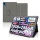 Чохол - книжка Textile Leather Case with Stand для Teclast T70, Grey - зображення 2