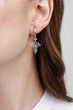 Серьги серебряные висюльки 451/1 - изображение 3