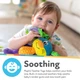 Мягкая игрушка Nuby Teether Tugz Plush Rabbit с прорезывателем - изображение 5