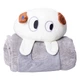 Мягкая игрушка-плед Собачка 120×160 (см) 2 в 1 Серый Colorful Home 5616-68G - изображение 1