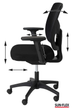 Офісне крісло Sun-Flex Officechair MB 250305 Black (7350042902828) - зображення 6