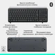 Комплект (клавиатура, мышь) беспроводной Logitech MK250 Graphite (920-013823) - изображение 9