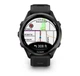 Смарт-часы с GPS и AMOLED-дисплеем, сапфировая линза, титановый безель, черный цвет - изображение 2