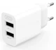 Зарядний блок живлення 2хUSB XO L109 12 W 5V 2.4 A білий - изображение 2