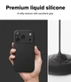Чохол Ringke Silicone Magnetic для iPhone 17 Pro Black (SIMG1088E55) - зображення 6