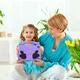 Противоударный детский чехол EVA Kids Like с подставкой на Samsung Galaxy Tab A8 SM-X200 SM-X205 2021 10.5" Лавандовый - изображение 5
