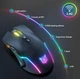 Игровая беспроводная мишь ONIKUMA Gaming CW905 на 3600DPI, 7 клавиш с RGB подсветкой черная - изображение 3
