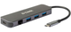 Hub USB D-Link DUB-2334 5 ports USB-C RJ45 USB-A Grey - obraz 1