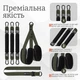 Набор петель для подтягиваний U-Powex, до 102 кг нагрузки, с ремнями для стоп и сумкой — для дома, зала и перекладины (хаки) - изображение 7