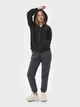Спортивный костюм женский Ray Premium Loose U0809W-Black-Dark Grey S Черный с темно-серым (RAY2000000044514) - изображение 4