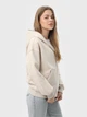 Толстовка на молнии женская Ray Premium Loose U0409W XS Бежевая (RAY2000000041636) - изображение 3