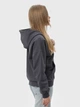 Толстовка на молнии женская Ray Premium Loose U0409W XL Темно-серая (RAY2000000042091) - изображение 3