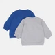 Свитшот (2шт) H&M 62см синий, серый 171210880572 - изображение 2