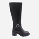 Kozaki damskie skórzane Geox D Damiana D56QCD-00043-C9999 37 Czarne (8058192389795) - obraz 1