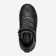 Sneakersy młodzieżowe chłopięce wysokie Geox J Washiba Boy J56LQG-05411-C0495 35 Czarne (8058192455513) - obraz 6