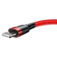Кабель Baseus Cafule Series USB For Lightning 3м 2A (CALKLF-R09) Red - зображення 7