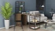 Стіл-тумба трансформер Смарт 3/2 з етажеркою Ferrum-decor 1430x600x280 Чорний метал ДСП Дуб Сонома Трюфель 16 мм (FRD-105120) - зображення 10