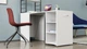 Стол-тумба трансформер Смарт 4/1 с этажеркой Ferrum-decor 1430x1450x500 Черный металл ДСП Белое 16 мм (FRD-105123) - изображение 2