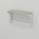 Полка настенная Ferrum-decor Юзиби 270x500x150 металл Белый ДСП Сонома 16 мм (FRD-102663) - изображение 1