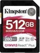 Карта пам'яті Kingston SD 512GB C10 UHS-II U3 R280/W150MB/s - изображение 1