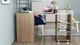 Стол-тумба трансформер Смарт 4/1 с этажеркой Ferrum-decor 1430x1450x500 Черный металл ДСП Дуб Сонома Трюфель 16 мм (FRD-105127) - изображение 4