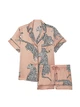 Піжама Сатинова (сорочка + шорти) Victoria's Secret Satin Short Pajama Set S Леопард (26811389) - зображення 3