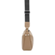 Жіноча шкіряна сумка Borsa Leather стильна beige crossbody сумка через плече з натуральної шкіри 52013 - зображення 4