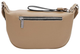 Жіноча шкіряна сумка Borsa Leather стильна beige crossbody сумка через плече з натуральної шкіри 52013 - зображення 5