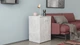 Стол-тумба трансформер Смарт 1 Ferrum-decor 750x1450x500 ДСП Бетон 16 мм (FRD-105073) - изображение 7