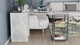 Стол-тумба трансформер Смарт 3/1 с этажеркой Ferrum-decor 1430x1450x500 Черный металл ДСП Бетон 16 мм (FRD-105115) - изображение 11