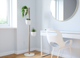 Kwietnik Umbra Floristand stojący biało-brązowy 139 x 44 cm (028295335447) - obraz 6