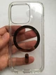 Чехол противоударный Spigen Ultra Hybrid MagFit MagSafe Clear Case для Iphone 15 Pro (6.1") Gold Прозрачный ACS06718 - изображение 3