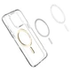 Чехол противоударный Spigen Ultra Hybrid MagFit MagSafe Clear Case для Iphone 15 Pro (6.1") Gold Прозрачный ACS06718 - изображение 10