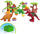 Конструктор Kids Home Toys 188-37 «Динозавры» 40 деталей, большие элементы, для детей от 3 лет - изображение 2