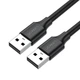 Кабель UGREEN USB 2.0 A Male to A Male Cable 1.5m (Black) (UGR-10310) - зображення 1